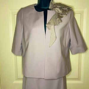 Ann Taylor Skirt Suit 4P Lavender